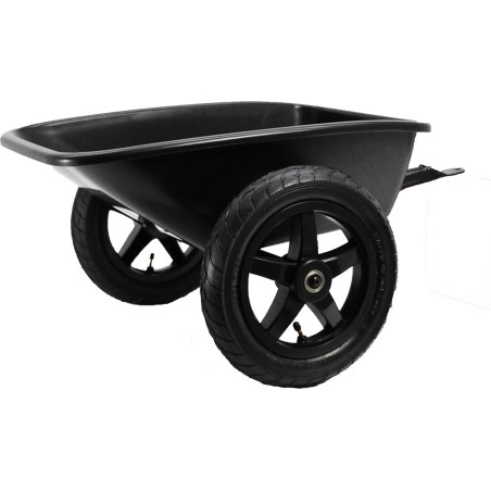 Treiler L BERG kartautole, must, plastalusega