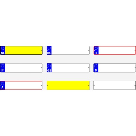 BERG numbrimärgi komplekt XL raami jaoks