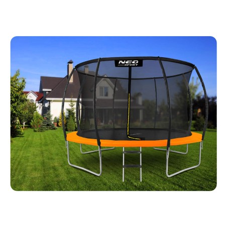 Aiabatuut 374 cm sisevõrguga ja redeliga Neo-Sport