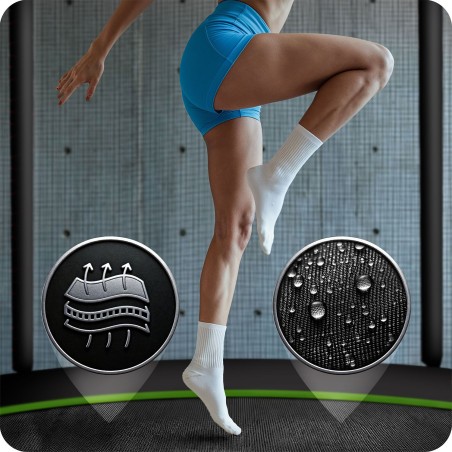 183 cm pikkune aiabatuut välivõrgu ja Neo-Sport redeliga