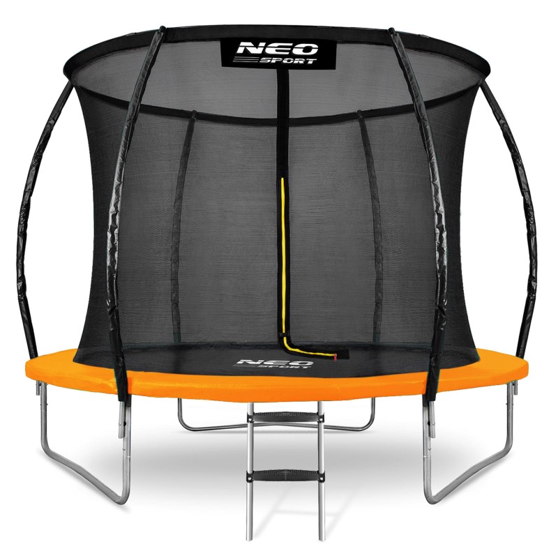 Neo-sport batuut sisevõrguga, 312 cm, oranž