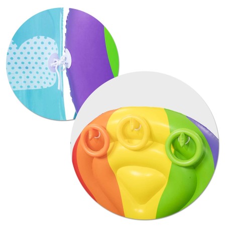 Täispuhutav batuut Bestway Jumpin' Balloon Bouncer, vikerkaarekujuline, 85 kg