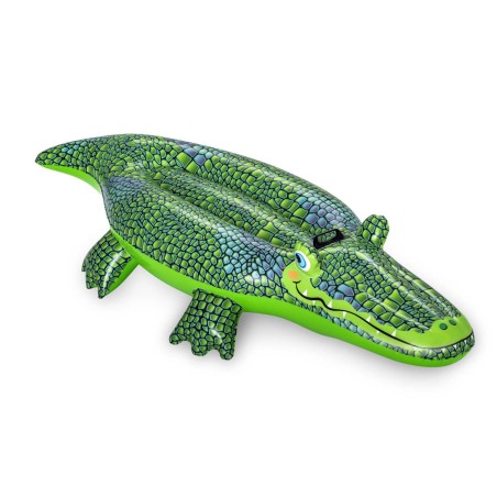 Täispuhutav krokodilli ujumismadrats Bestway, 152 x 71 cm, roheline