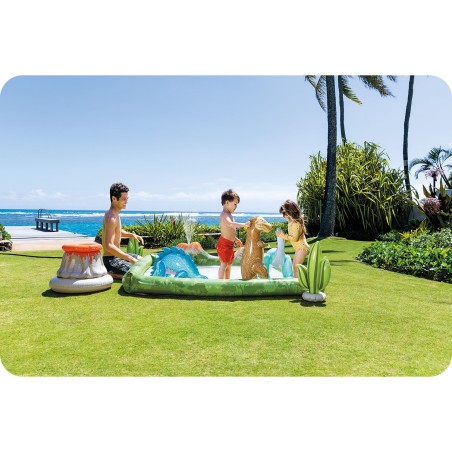 Intex Jurassic Park täispuhutav mänguväljak, 244 x 198 x 71 cm