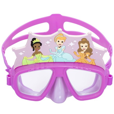 Laste sukeldumismask Princesses Bestway 9102X, polükarbonaadist läätsed, universaalne suurus