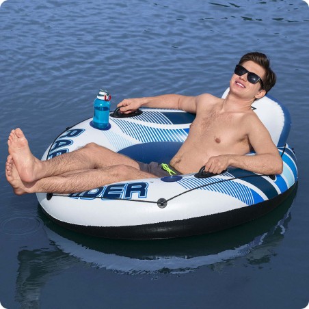 Ujumisrõngas Bestway Rapid Rider, seljatoega, 122 cm