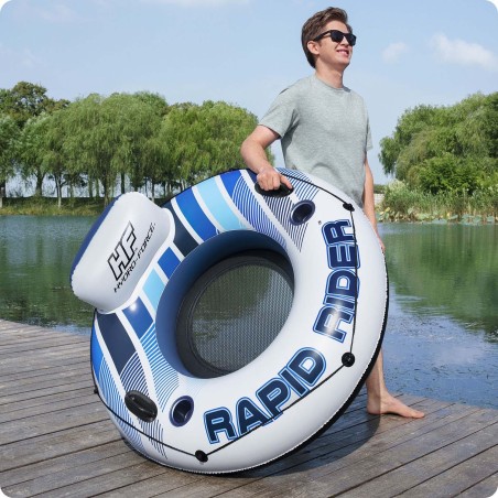 Ujumisrõngas Bestway Rapid Rider, seljatoega, 122 cm