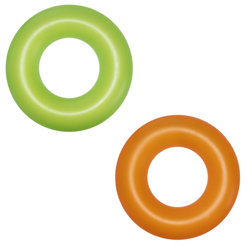 Laste ujumisrõngas Bestway, 76 cm, oranž neoon