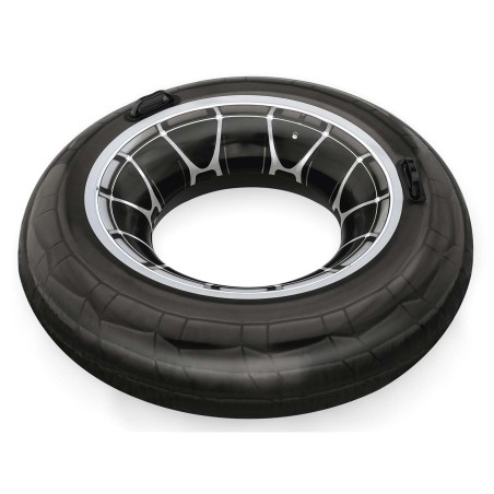 Ujumisrõngas Bestway rehvimustriga, 119 cm, must