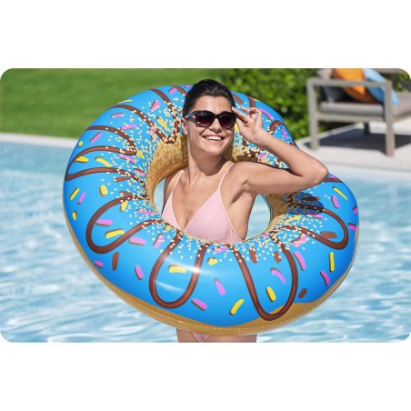 Täispuhutav ujumisrõngas Donut, sinine, 107 cm, Bestway