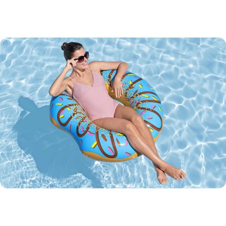 Täispuhutav ujumisrõngas Donut, sinine, 107 cm, Bestway