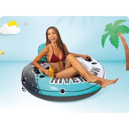 Ujumisrõngas River Run, 135 cm, Intex 56825, 2 käepidet