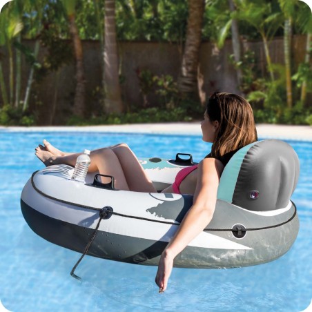 Ujumisrõngas River Run, 135 cm, Intex 56825, 2 käepidet