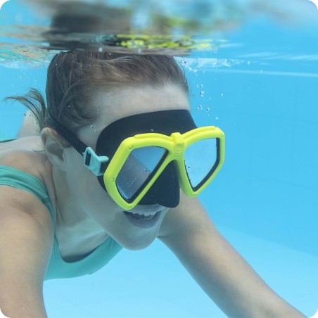 Bestway sukeldumismask, kollane, universaalne suurus