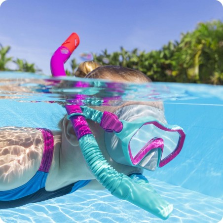 Sukeldumiskomplekt Bestway 24026-03, lilla ja türkiissinine, universaalne suurus