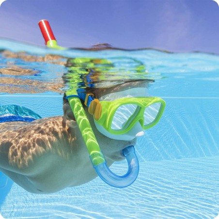 Snorgeldamiskomplekt Bestway 24035, maski ja toruga, universaalne suurus