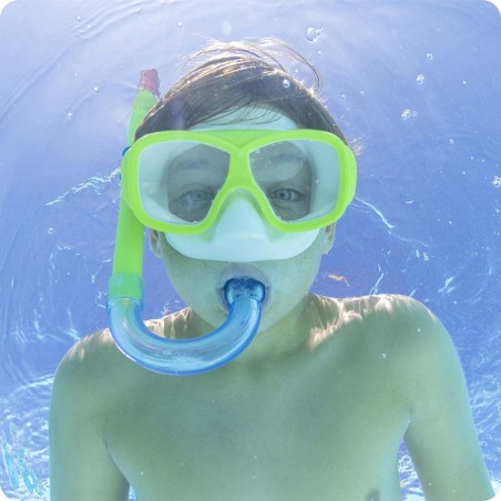 Snorgeldamiskomplekt Bestway 24035, maski ja toruga, universaalne suurus