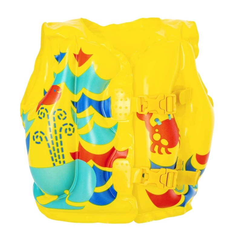 Laste ujumisvest troopilise mustriga, Bestway, 41 x 30 cm