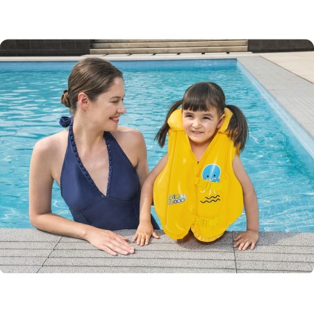 Laste ujumisvest Bestway 32034, kollane, 51 x 46 cm