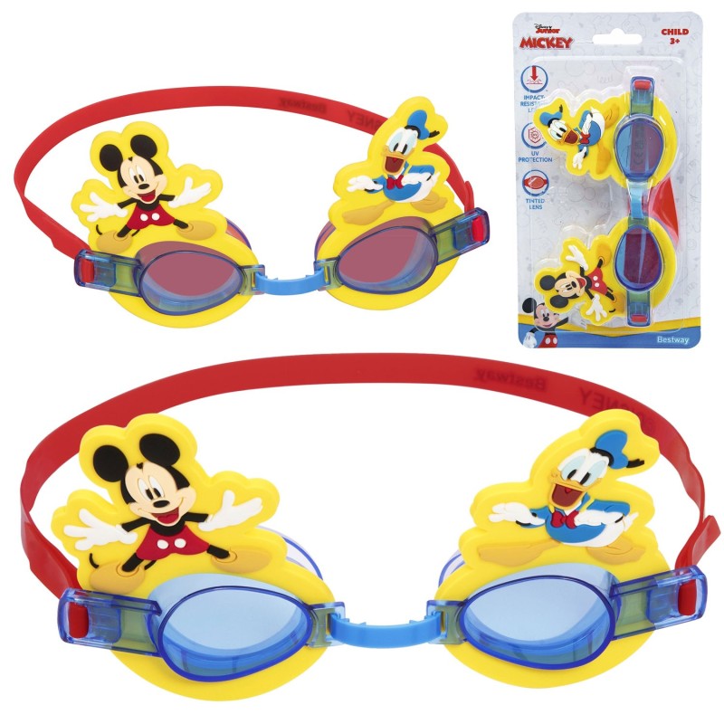Laste ujumisprillid Mickey Bestway 9102S, sinine