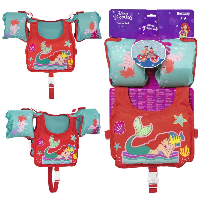 Laste ujumisõppevest Arielka Bestway, Disney litsents, 3–6 a, 19–30 kg