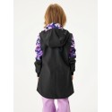 Laste softshell mantel fliisvoodriga Street, must / lilled