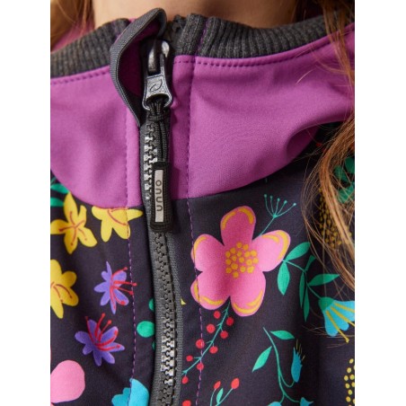 Laste softshell mantel fliisvoodriga Street, lilla / lilled