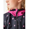 Laste softshell mantel fliisvoodriga Street, fuksia / lilled