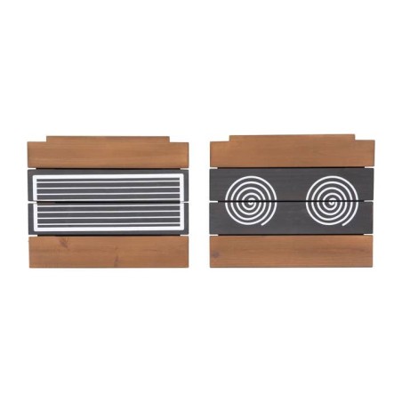 Mudaköök seina külge - FSC sertifitseeritud puit - laseriga töödeldud tiikpuu