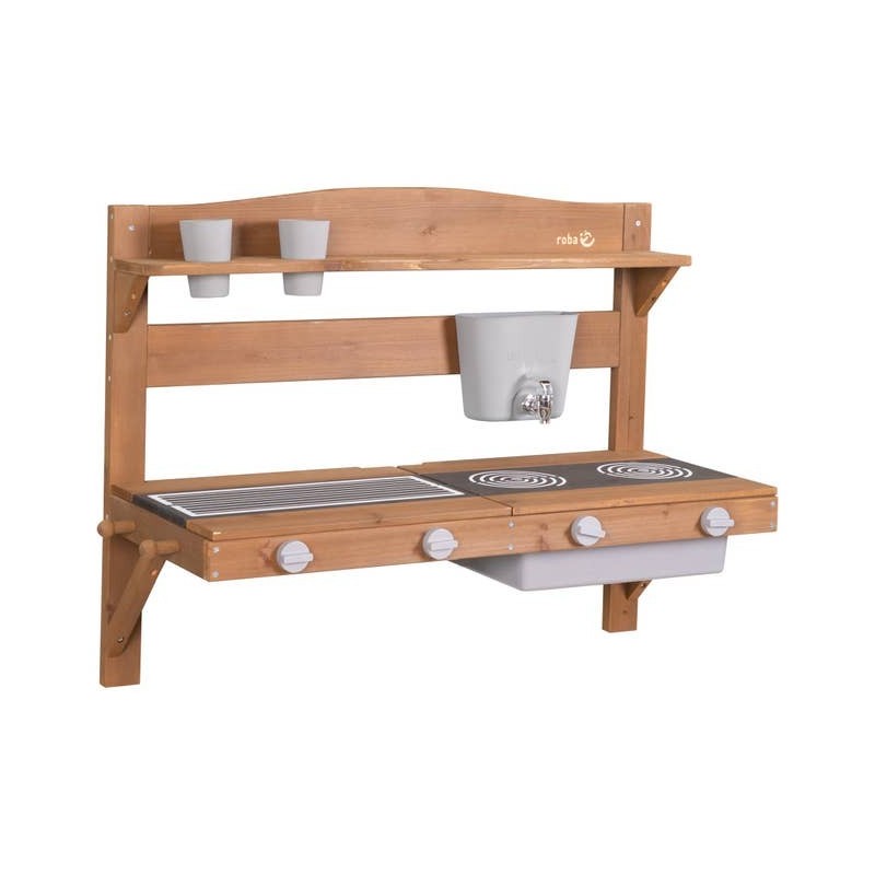 Mudaköök seina külge - FSC sertifitseeritud puit - laseriga töödeldud tiikpuu