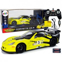 R/C Racing Sport Car 1:18 Corvette C6.R kollane...