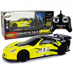 Sportauto R/C 1:24 Corvette C6.R kollased 2,4 G...
