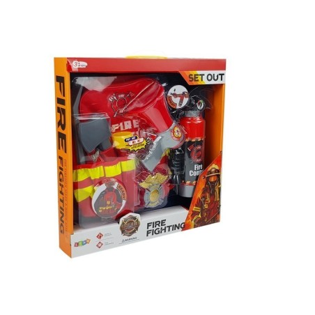 Tuletõrjuja komplekt Seljakott Taskulamp Tulekustuti Megafon