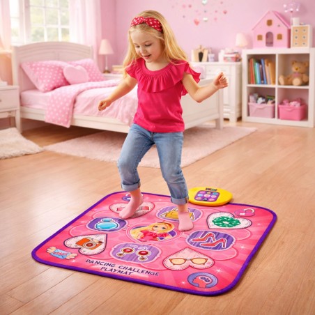 Interaktiivne Bluetoothi ükssarviku tantsumatt, 5 mängurežiimi, roosa