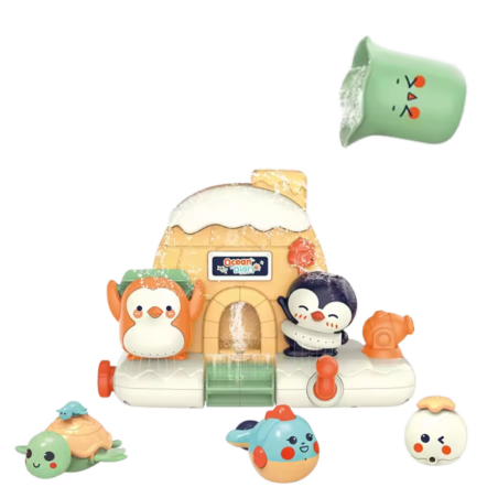 Interaktiivne mereloomade vannimänguasi komplekt väikelastele