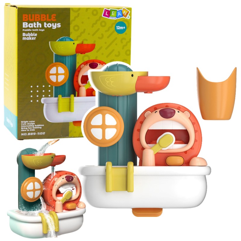 Vannimänguasi vahumasin Lion Duck