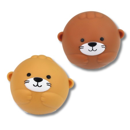 Vannimänguasjade komplekt Otter Family korvpall 7 tk.