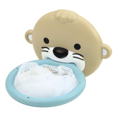 Vannimänguasjade komplekt Otter Family korvpall 7 tk.