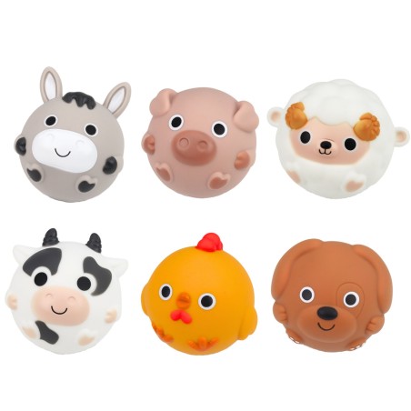 Vannimänguasi Lemmikloomad Farm Slide Basket Kurn 10 tk.