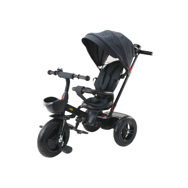 Kolmerattaline jalgratas PRO550, must, pööratava istmega