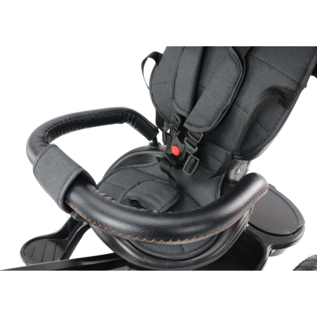 Kolmerattaline jalgratas PRO550, must, pööratava istmega