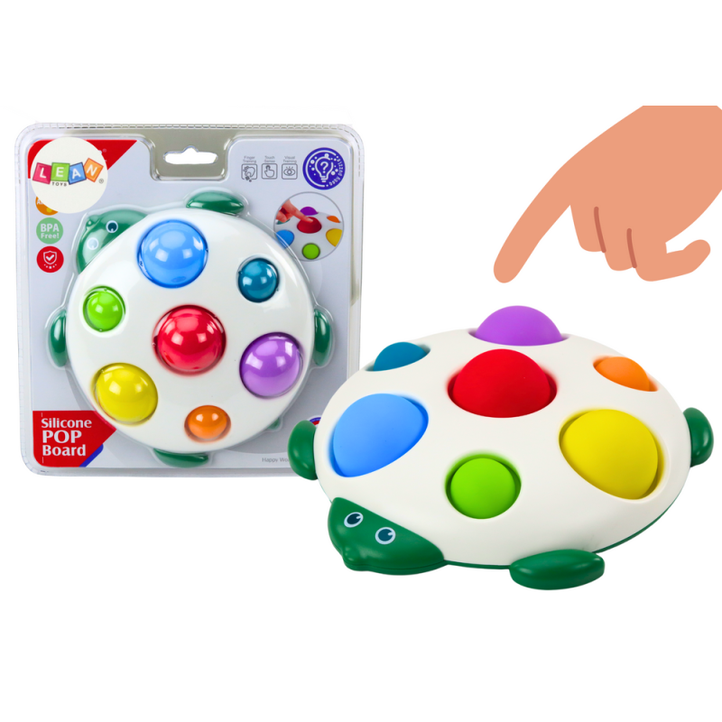 Sensoorne kilpkonna Pop-It mänguasi, 17 cm