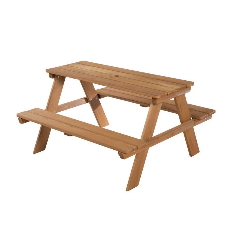 Laste õue piknikulaud pinkidega