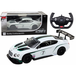 RC sportauto 1:14 Bentley Continental GT3 valge