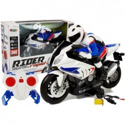 RC mootorratas R/C 2.4G valge