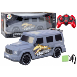 RC kaugjuhtimispuldiga auto dinosaurusega, 1:10...