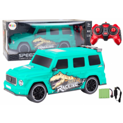 Kaugjuhitav dinosaurusega RC-auto, 1:10...