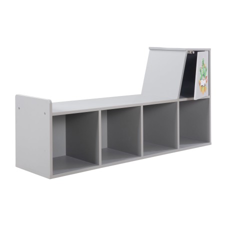 Lugemispink lastetoa riiul Minecraft padja ja hoiukastidega