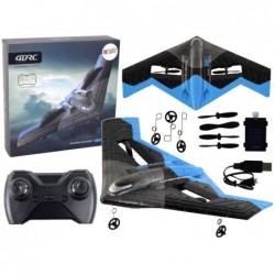 R/C 4D-G4 lennuk puldiga tuled sinine must