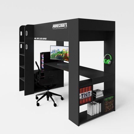 Narivoodi Minecraft - Mängurivoodi 90 x 200 cm